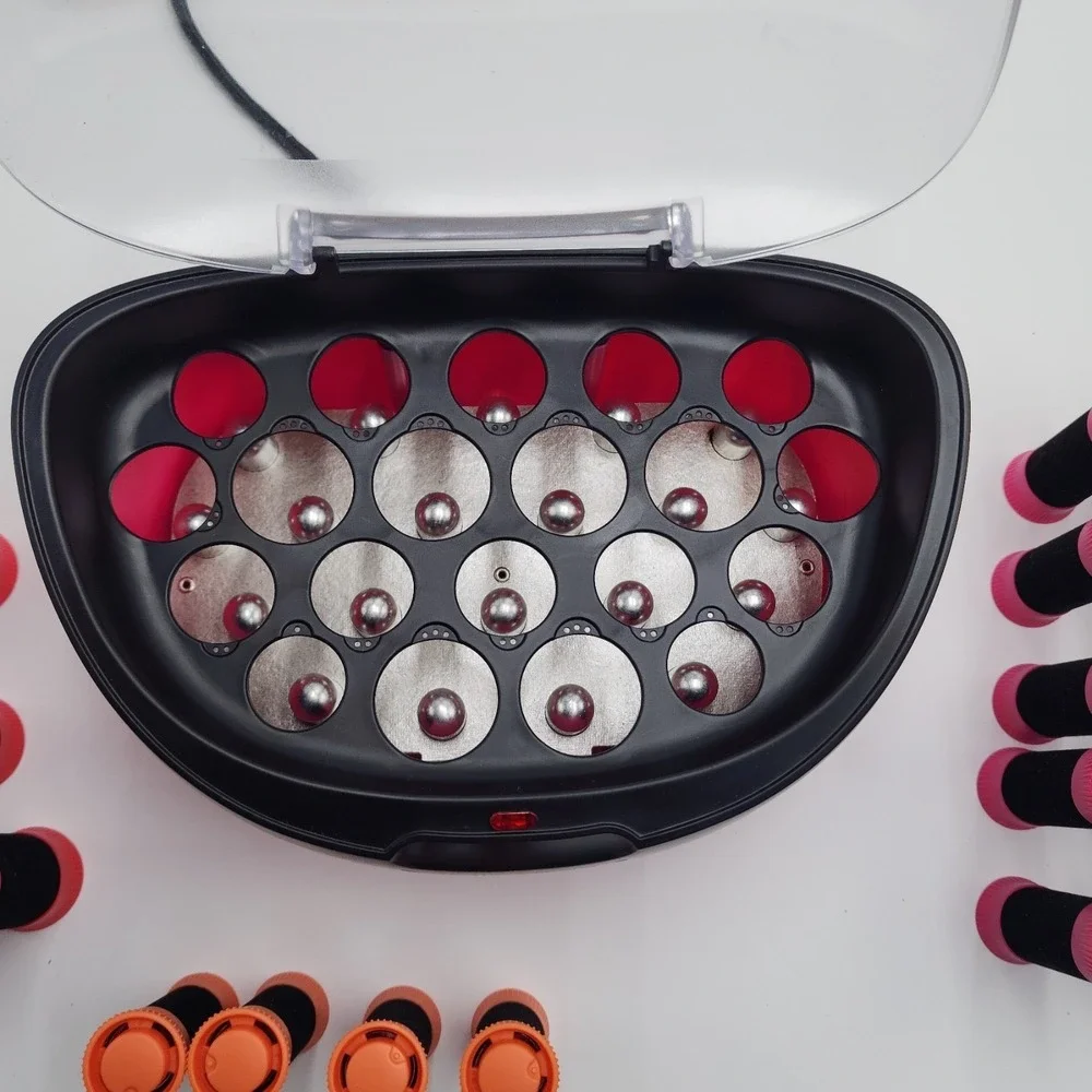 Remington Ionic Conditioning Hot Rollers 20 Velvet Rollers H-5600 No Clips Works - Picture 3 of 12